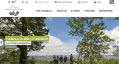Desktop Screenshot of naturpark-sfw.de